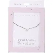 Depesche ketting zilver met letter G en hart hanger cadeau.