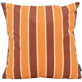 NOVÉE Sierkussen riviera stripe terra/roest | 45x45 cm | katoen/polyester