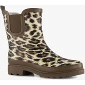 Mountain Peak korte dames regenlaarzen panterprint maat 38