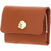 Coccinelle Leren portemonnee C-Me Softy Wallet Crab Lichtbruin