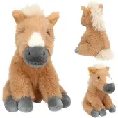 Miss Melody - Miss Melody knuffelpaard beige - 20 cm