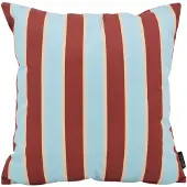 NOVÉE Sierkussen riviera stripe blauw/rood | 45x45 cm | katoen/polyester