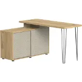 Vicco Notivo Hoekbureau – 135 x 55 cm met archiefkast Kasjmier