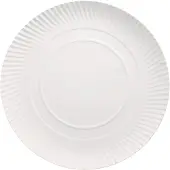 Papstar 100 Borden, karton pure rond Ø 34 cm · 3 cm wit