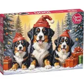 CherryPazzi Holiday Puppies Puzzel 1000 Stukjes