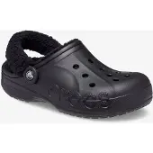 Crocs Baya Lined Fuzz Strap dames klompen zwart maat 42/43