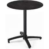 Oviala - Tuintafel rond 60 cm kantelbaar aluminium en HPL leisteen - Opera