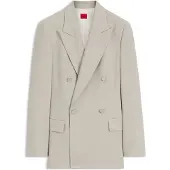 HUGO Relaxed-fit blazer met twee rijen knopen