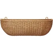 Ferm Living Wandtasche - Geflochtenes Rattan - 75 x 25 cm - Natu - - One Size - Aufbewahrung