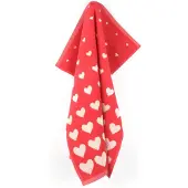 Bunzlau Castle Hearts keukendoek 53x60 Red