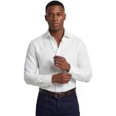 Eton katoenen overhemd wit effen katoen Classic Fit