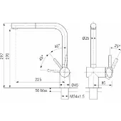 Franke Atlas Neo - Keukenkraan FC 3791 met uittrekbare handdouche, rvs 115.0521.438