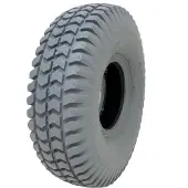 Journey 260x85 band voor mobiliteitsscooter, 3,00x4 blokband, grijs, niet-afgevend, opgepompt, 1 stuk