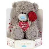 Carte Blanche Knuffel Beer M7 16 cm Love you x Rose