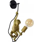 Lucide EXTRAVAGANZA CHIMP - Wandlamp - 1xE27 - Zwart