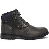 Mustang Herrenschuhe Schnürstiefel Grau Freizeit