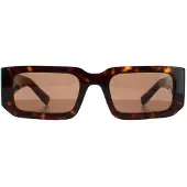 Prada Rechthoek Dames Donker Bruin Tortoise PR06YS