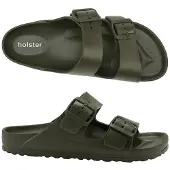 Holster Sundreamer vegan slides podologisch goedgekeurd slipper donker