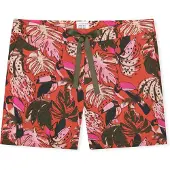 Schiesser Pyjamabroek ' Mix & Relax ' bessen / roestrood / zwart