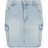 TwoDay cargo dames spijkerrok lichtblauw maat XS