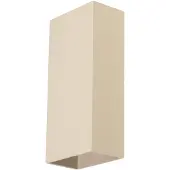 Expo ETH David wandlamp 2x GU10 creme/zand