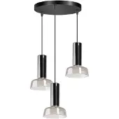 Expo ETH Beal Hanglamp 3x GU10 Smoke - Zwart