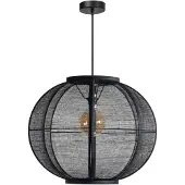 Expo Fabric hanglamp zwart 58cm