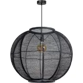Expo Fabric hanglamp zwart 78cm