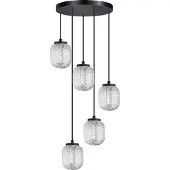 Eth Kristel Hanglamp round 5x G9