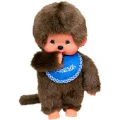 Monchhichi | Jongen Met Slab Blauw 20cm