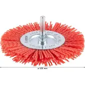Bosch - Schijfborstel 100 mm, 1 mm, 4500 U/ min, 8 mm