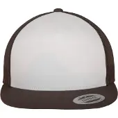 Flexfit Pet 'CLASSIC' donkerbruin / wit