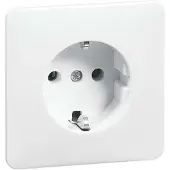 Honeywell PEHA ST Schuko combinatie stekker, model 80.6511.02, in zuiverwit