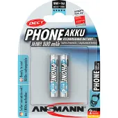 Ansmann DECT Phone batterij, micro AAA, 2 stuks