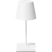 Sigor 4547201, accu-aangedreven tafel lamp, Nuindie mini, 25 cm, sneeuwwit, 2,2W, FlexMood, 2200K/2700K, IP54, kleurweergave Ra85, dimbaar