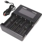 XTAR VC4SL - Snellader - Li-ion 3.6V tot 3.7V en NIMH 1.2V - USB-C QC 3.0