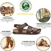 Panama jack Sandalen 'Stanley C2' donkerbruin