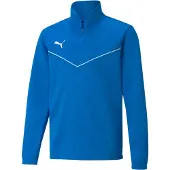 Puma Sportief sweatshirt 'TeamRise' blauw / wit