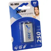 Xcell Oplaadbare 9V batterij (blok) 118101 NiMH 8.4 V 250 1 stuk(s)