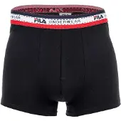 FILA Boxershorts donkerblauw / rood / zwart / wit