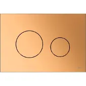 Tece Loop bedieningspaneel messing metallic voor Profil