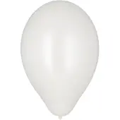 Papstar 12x 10 Ballonnen Ø 25 cm wit