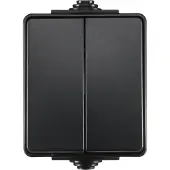 ION Industries Opbouw Serieschakelaar | IP55 | Zwart