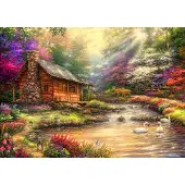 Blue Bird Chuck Pinson - Brookside Retreat Puzzel 1000 stukjes