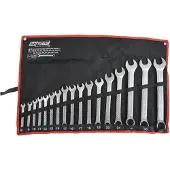 AWTOOLS set van ringsleutels en doelsleutels, 8-32mm, 17 stuks (AW40117)
