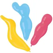 Papstar 15x 8 Ballonnen assorti kleuren Figures