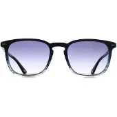 Police SPLQ86 Crossroads 5 0GBL glanzend gestreept blauw rook grijs gradiënt zonnebril