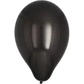 Papstar 12x 10 Ballonnen Ø 25 cm zwart