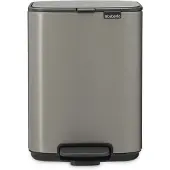 Brabantia Bo Pedaalemmer - 4 liter - Badkamer - Platinum