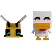 Youtooz Minecraft Vinyl Figures Bee and Chicken Monitor Buddiez